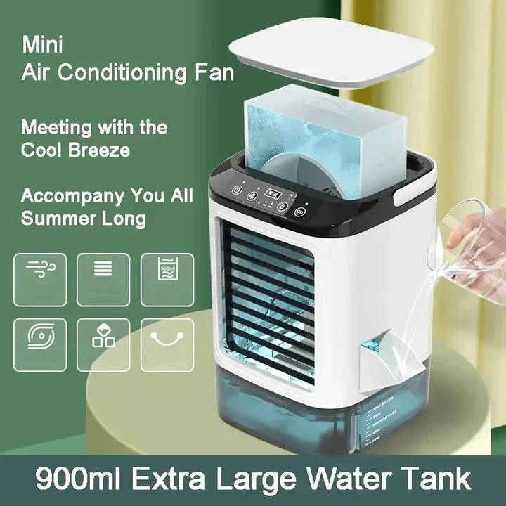 Aerovia Mobile Air Conditioner – 900 ml Water Tank & 3 Cooling Modes