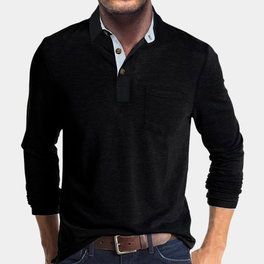 Ivo | Textured Polo Shirt