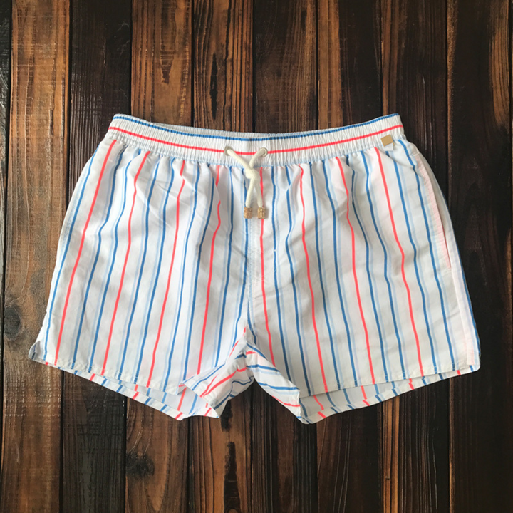 Carl | Striped Drawstring Swim Shorts