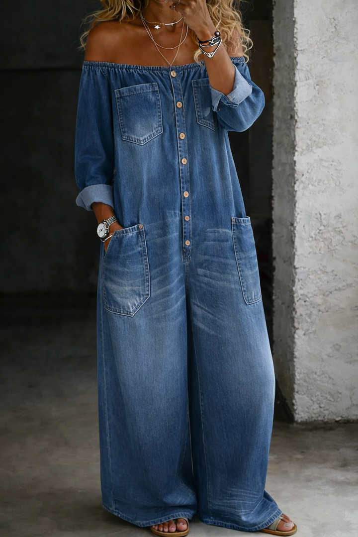 Iris | Off-Shoulder Jumpsuit