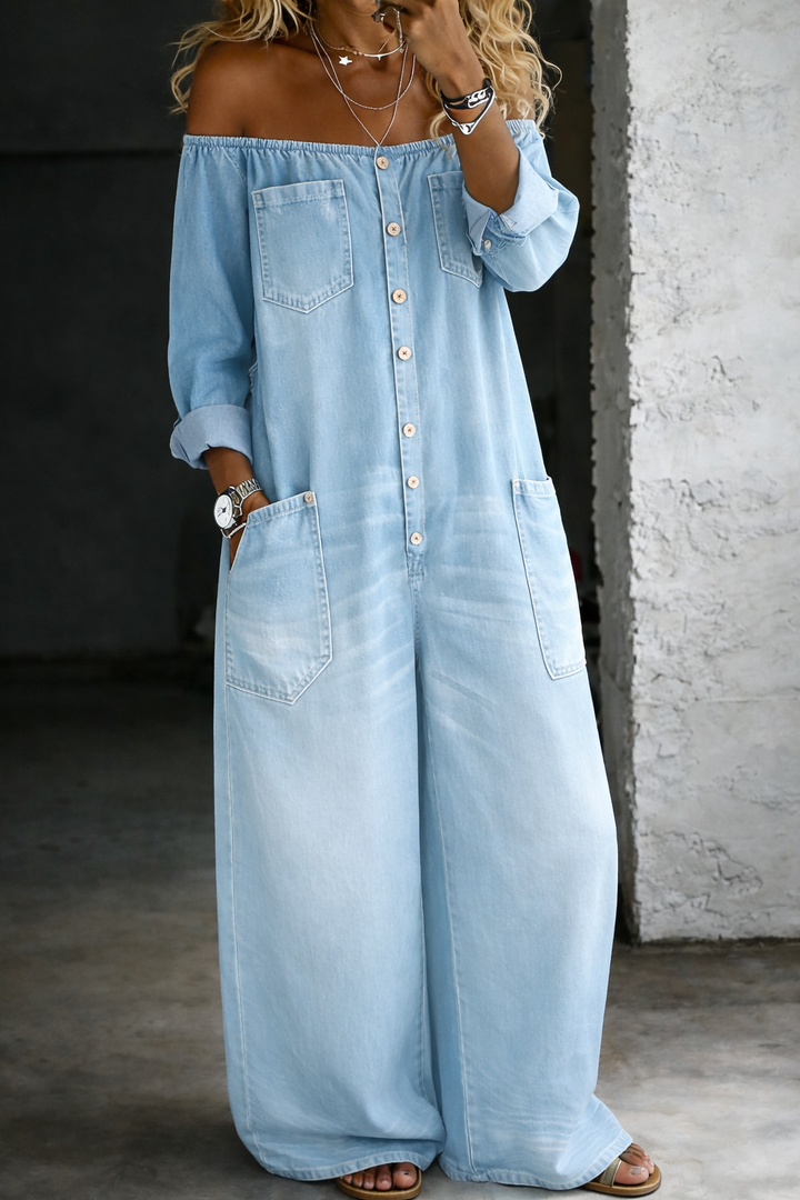 Iris | Off-Shoulder Jumpsuit