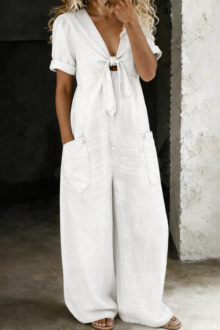 Priya | Button-Front Jumpsuit