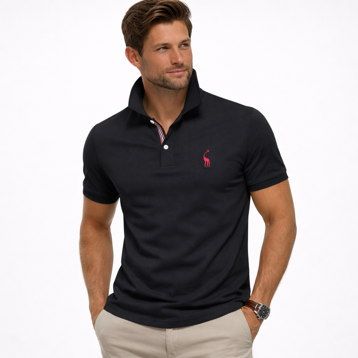 Arthur | Button-Front Polo Shirt
