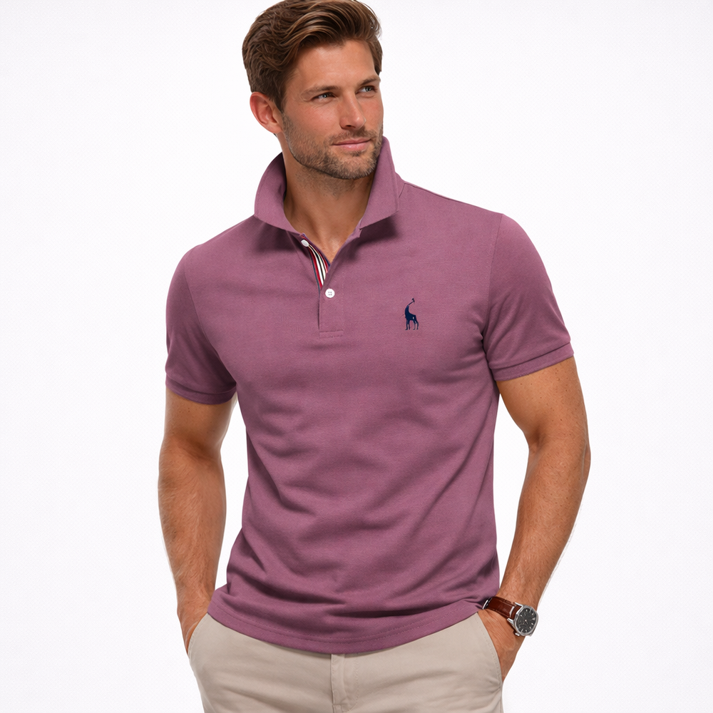 Arthur | Button-Front Polo Shirt