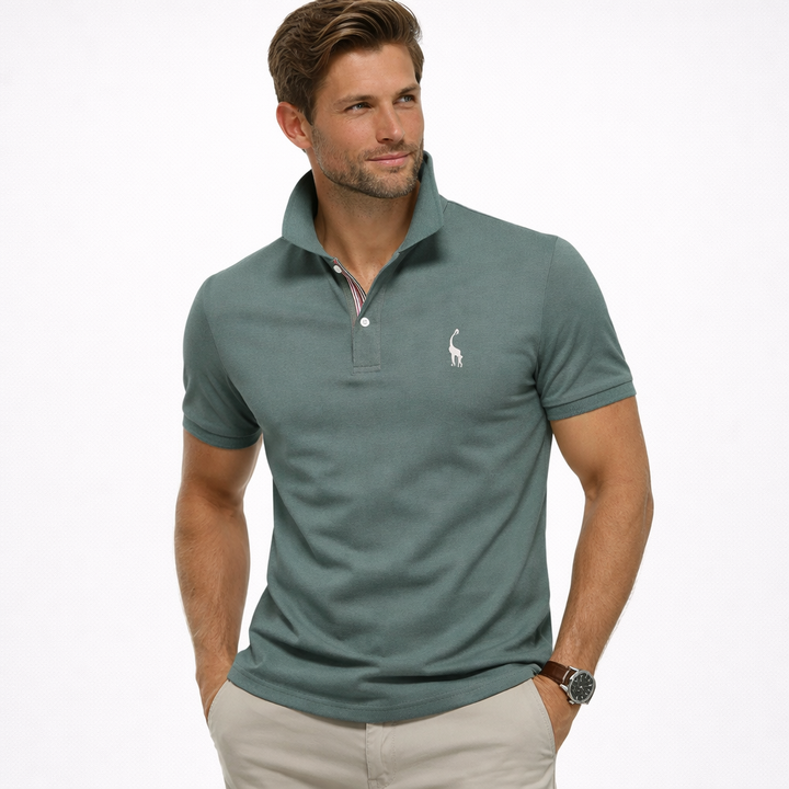 Arthur | Button-Front Polo Shirt