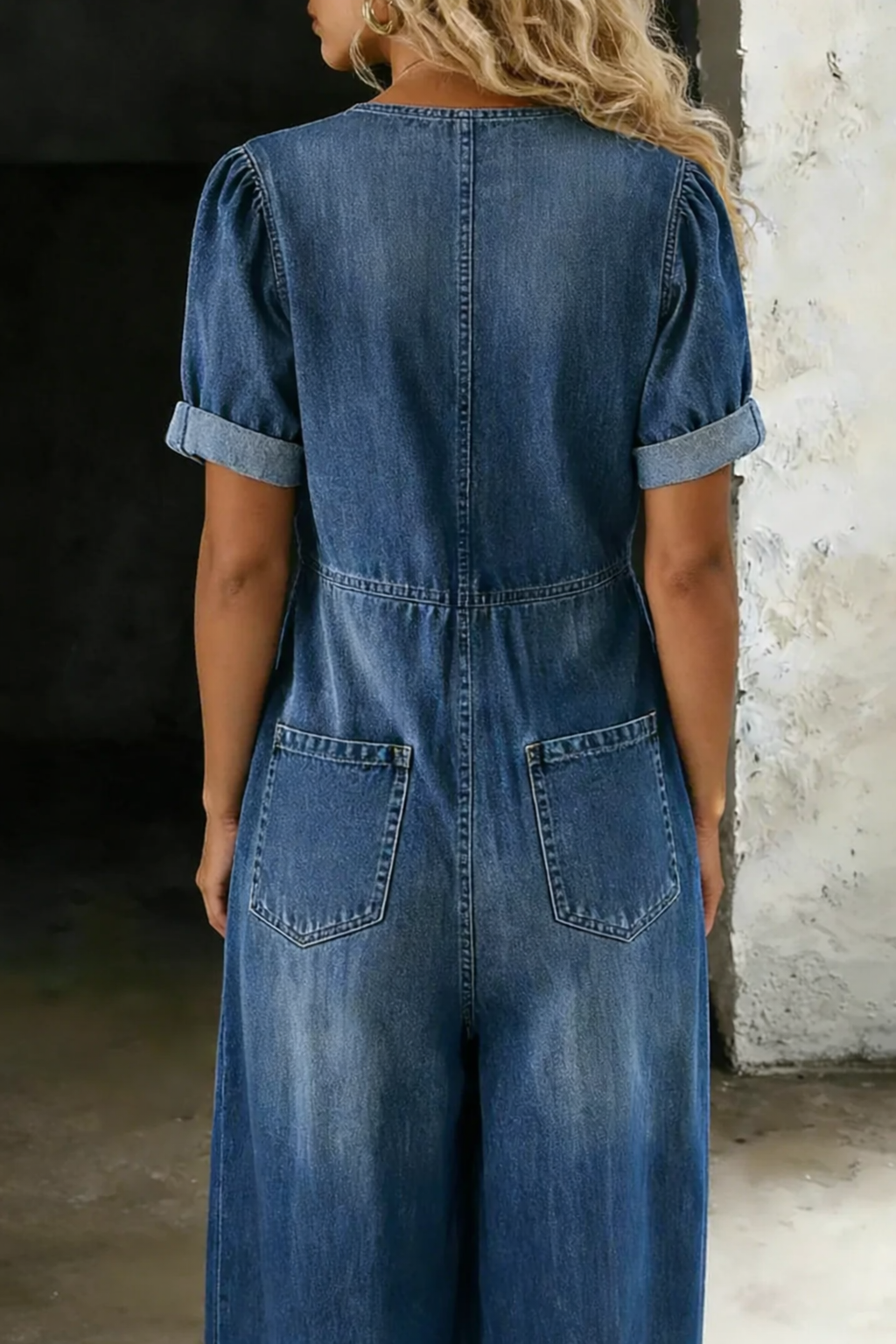 Priya | Button-Front Jumpsuit