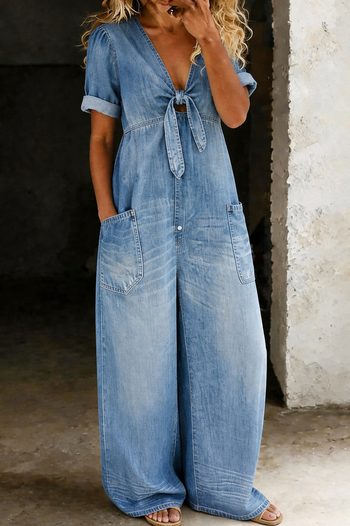 Priya | Button-Front Jumpsuit