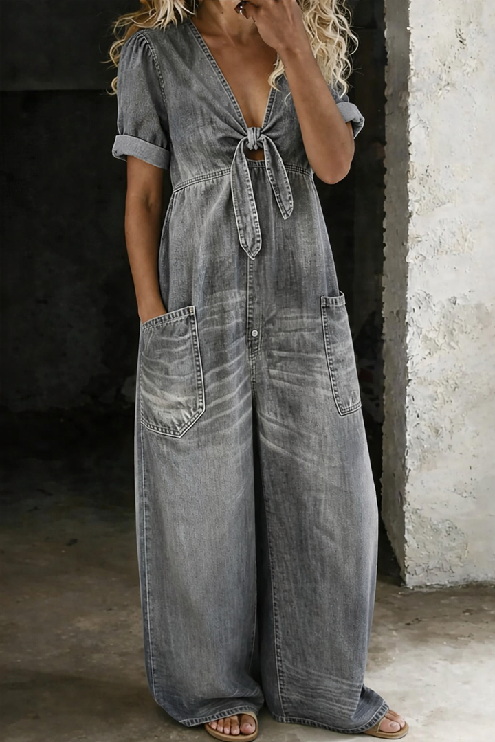 Priya | Button-Front Jumpsuit