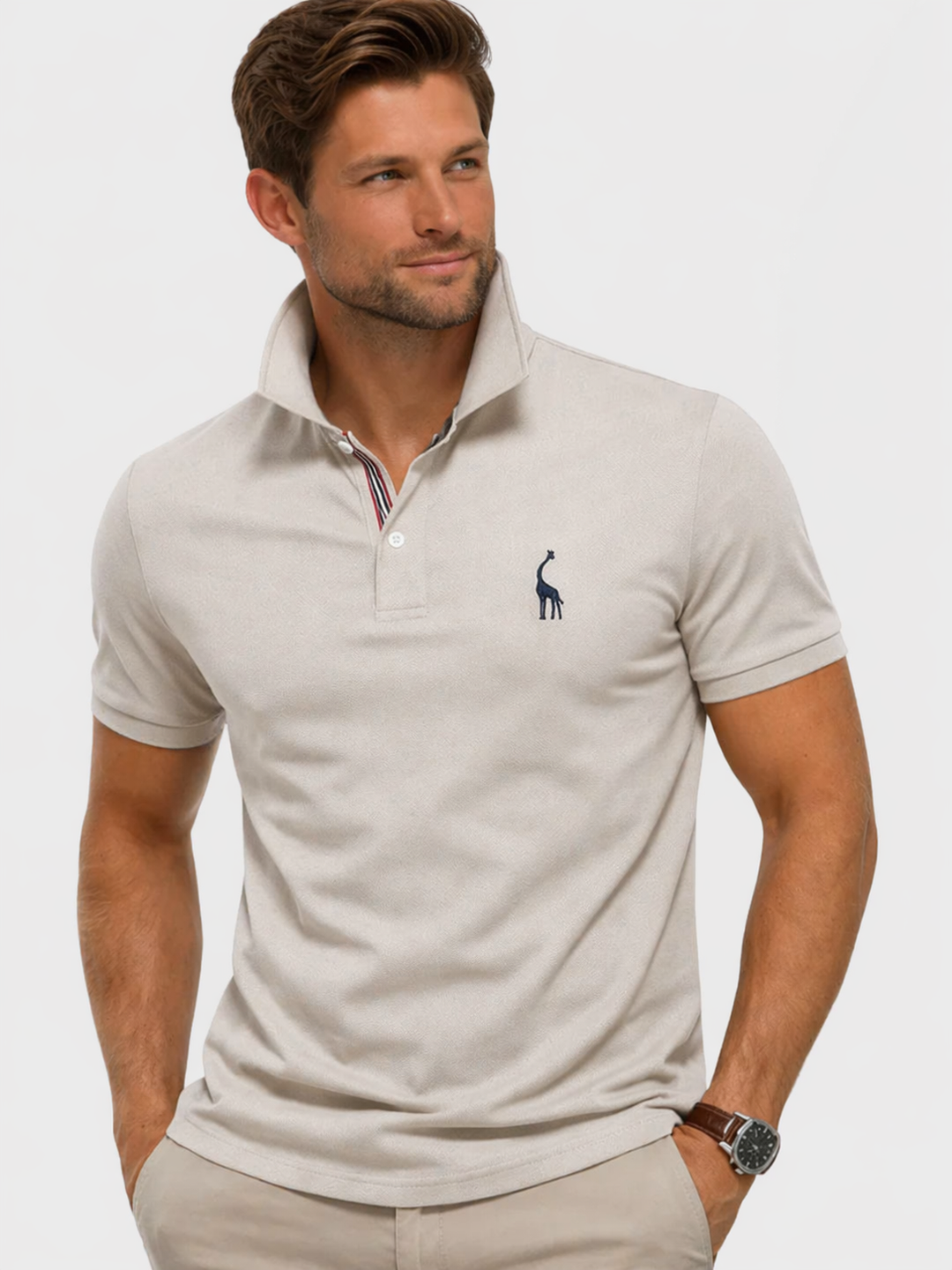 Arthur | Button-Front Polo Shirt