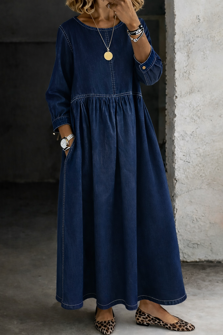 Rhea | Crew Neck Summer Dress
