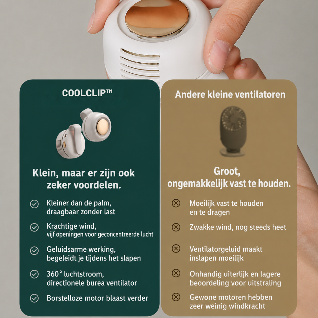 CoolClip – Portable Fan with Clip