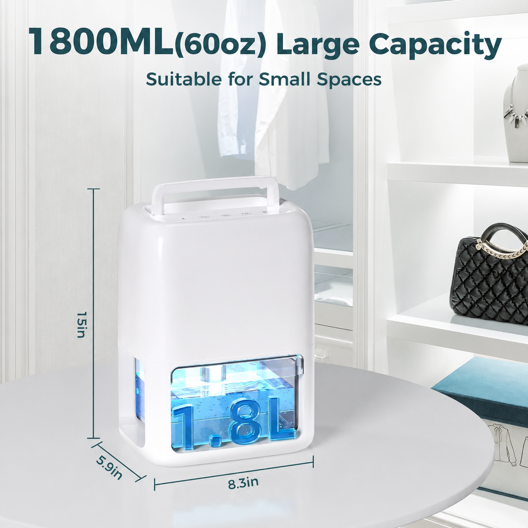 Cooling Basement Dehumidifier Home Quiet Portable Compact