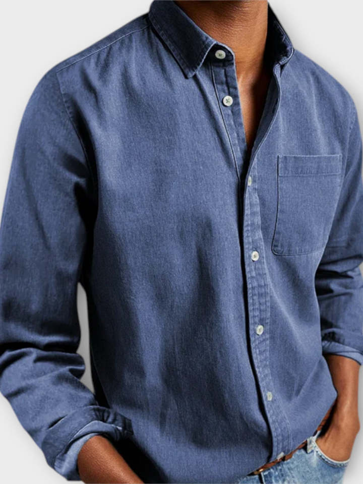 Oliver | Button-Front Collared Summer Shirt