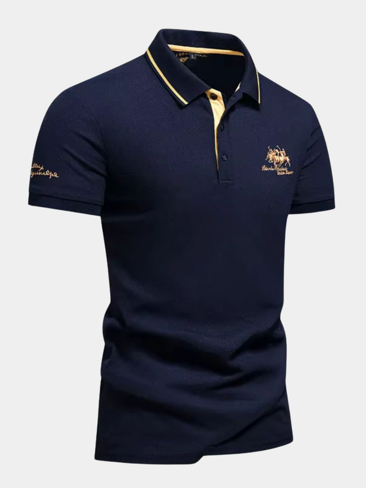 Atticus | Polka-Dot Polo Shirt