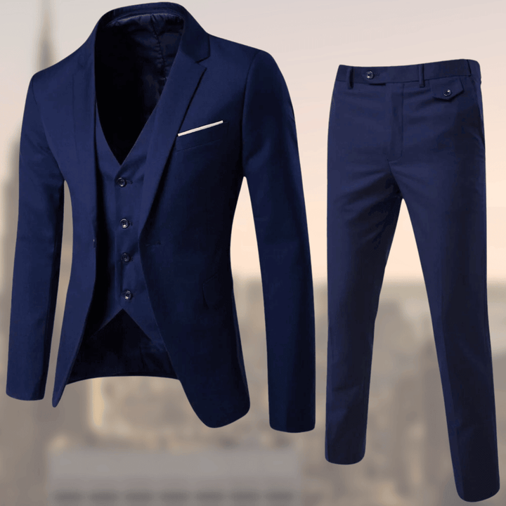 Davian | Belted Collared Two-Piece Set