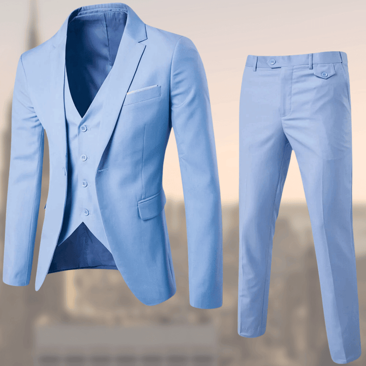 Davian | Belted Collared Two-Piece Set