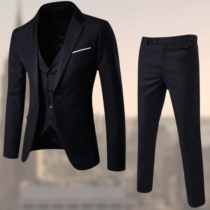 Davian | Belted Collared Two-Piece Set