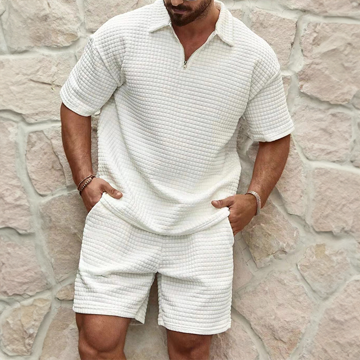 Mateo | Collared Two-Piece Set