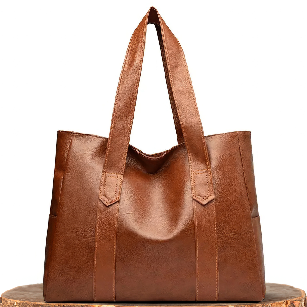 Abigail | Women's Tote Bag Vintage Finish Open Top Everyday Casual Bag