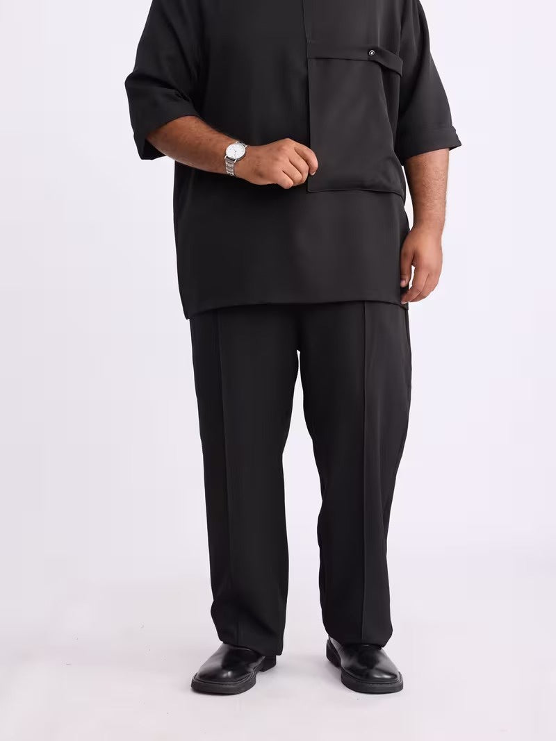 Men's Top and Full-Length Trousers Set
