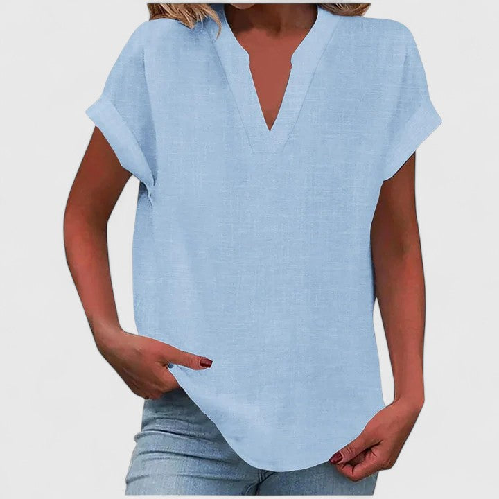 Rowena | V-Neck Blouse