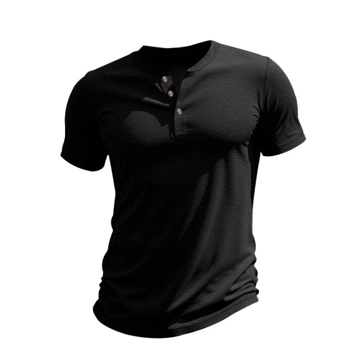 Elliot | Button-Front Collared Summer Shirt