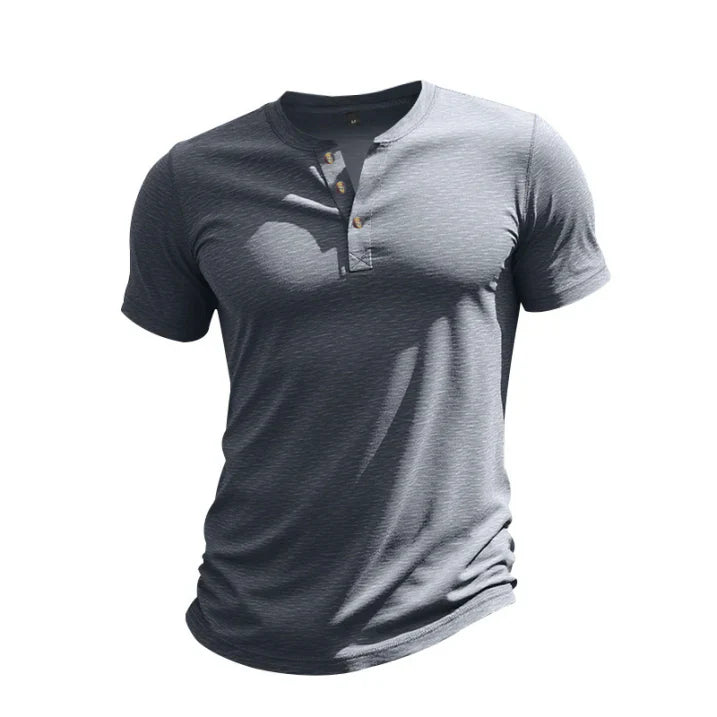 Elliot | Button-Front Collared Summer Shirt