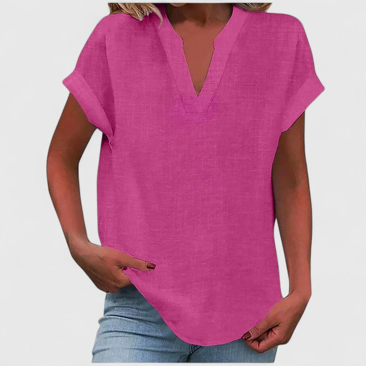 Rowena | V-Neck Blouse