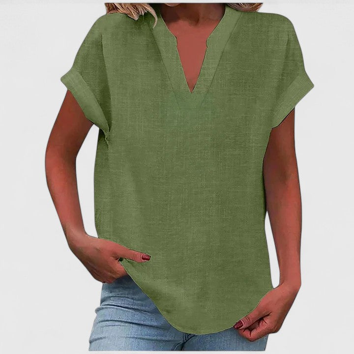 Rowena | V-Neck Blouse