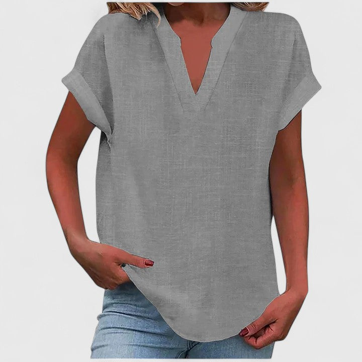 Rowena | V-Neck Blouse