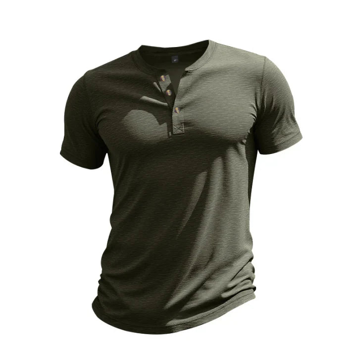 Elliot | Button-Front Collared Summer Shirt