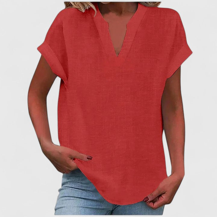 Rowena | V-Neck Blouse
