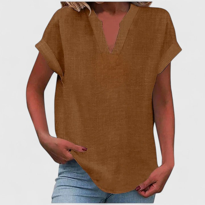 Rowena | V-Neck Blouse