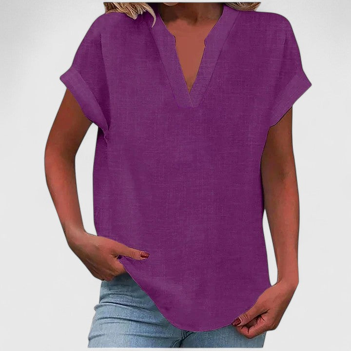 Rowena | V-Neck Blouse