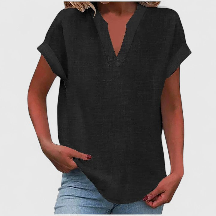Rowena | V-Neck Blouse