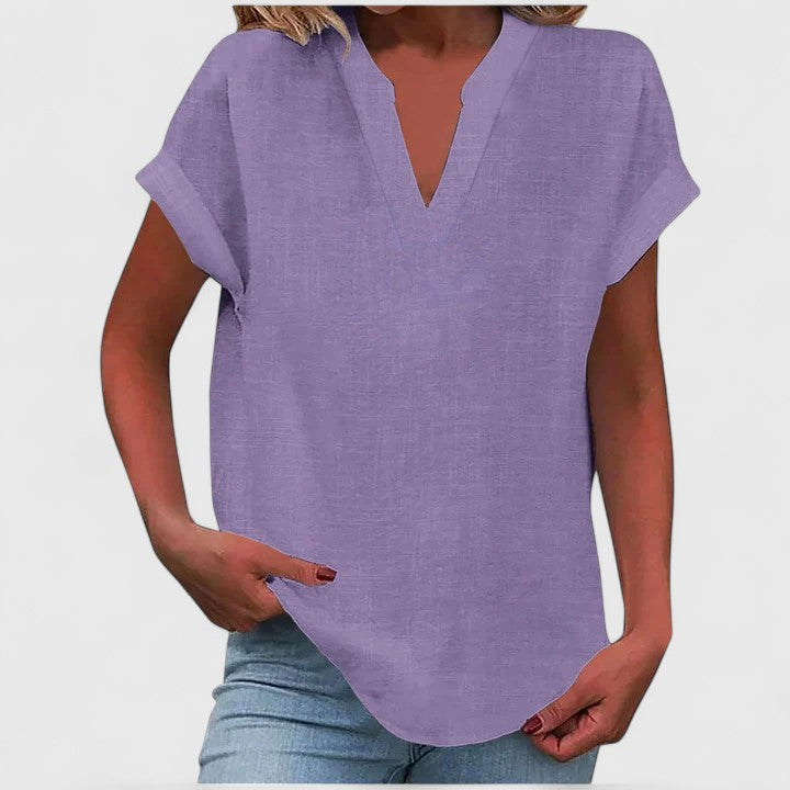 Rowena | V-Neck Blouse