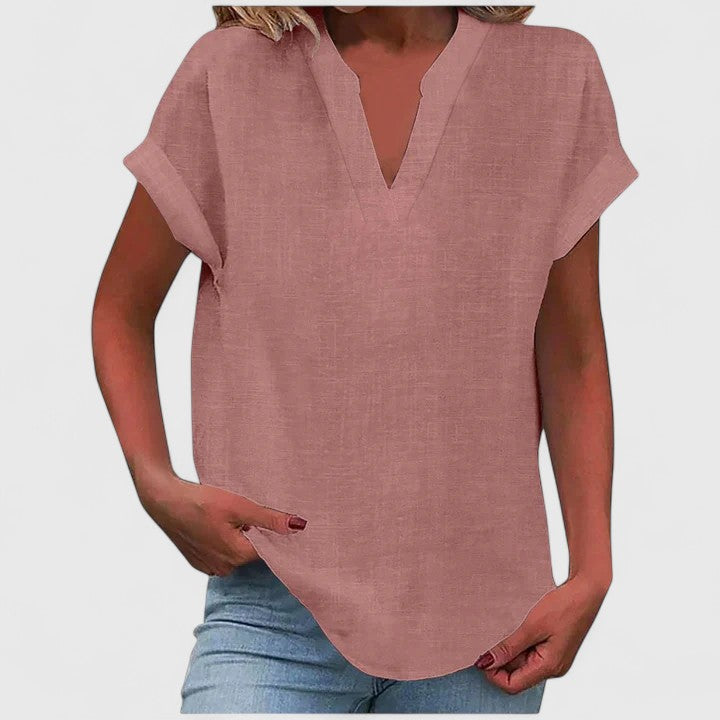 Rowena | V-Neck Blouse