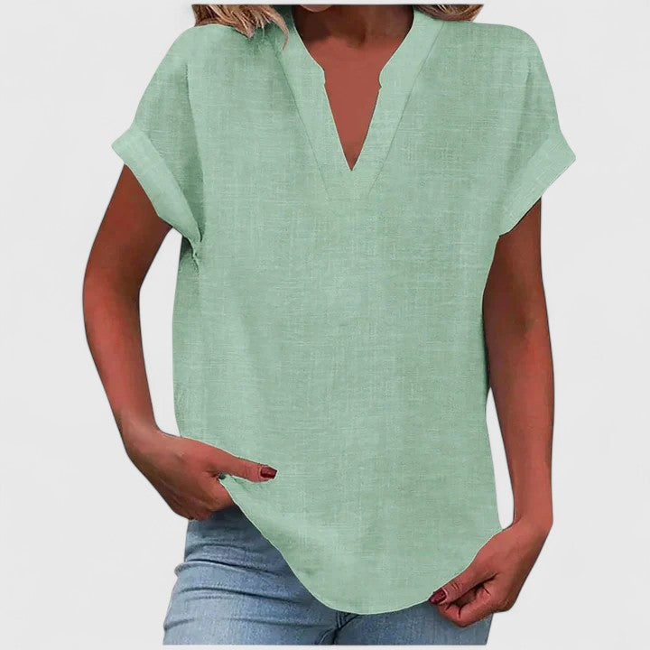 Rowena | V-Neck Blouse