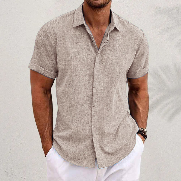 Maxim | Button-Front Collared Summer Shirt