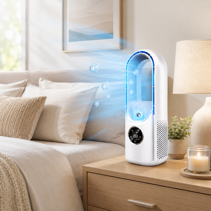 Portable Air Conditioner Bladeless Desktop Cooling Fan