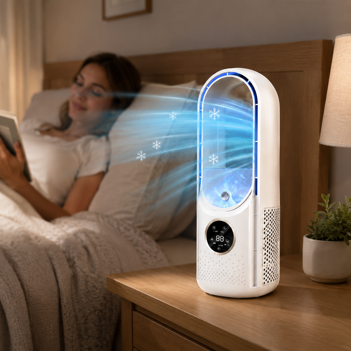 Portable Air Conditioner Bladeless Desktop Cooling Fan