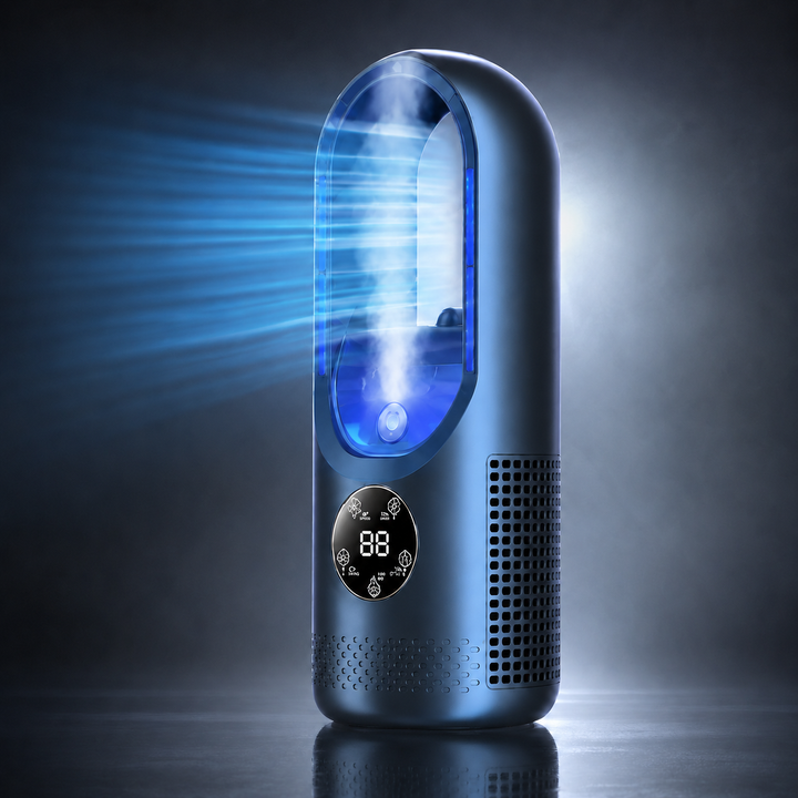 Portable Air Conditioner Bladeless Desktop Cooling Fan