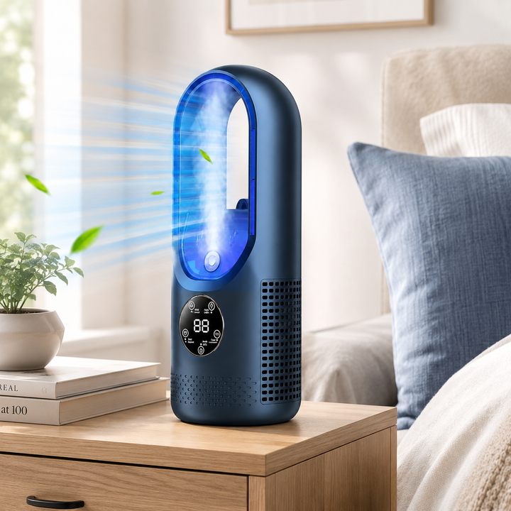 Portable Air Conditioner Bladeless Desktop Cooling Fan