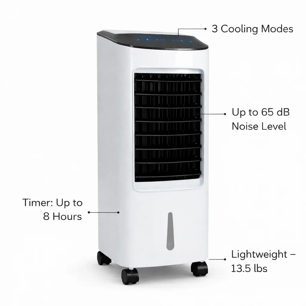 Portable Air Conditioner Stand Up Room Cooler Indoor AC Unit ( Windowless ) for Bedroom, Home & Office