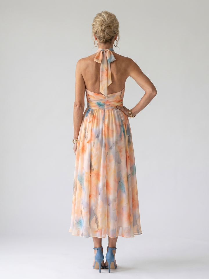 Carys | Halter Midi Dress