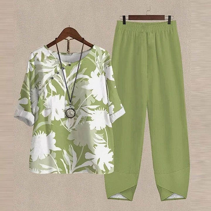 Jana | Printed Bodycon Two-Piece Set