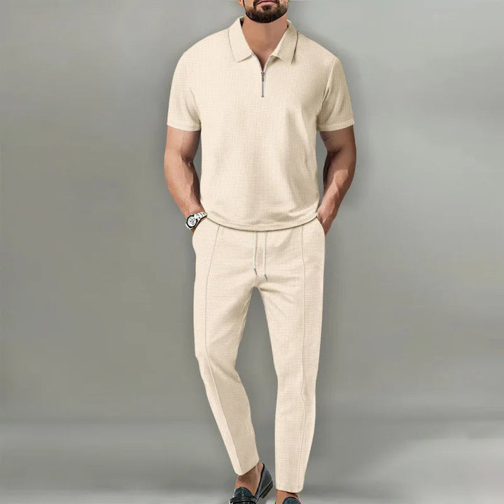 Constantin | Collared Two-Piece Set