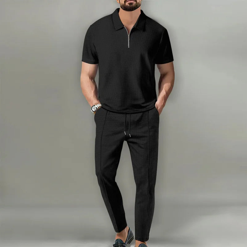 Constantin | Collared Two-Piece Set