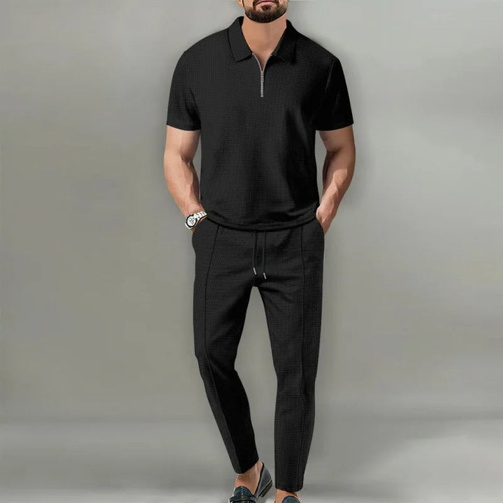 Constantin | Collared Two-Piece Set