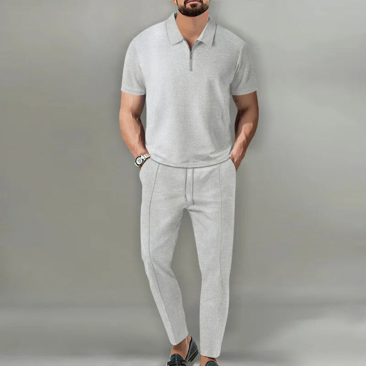 Constantin | Collared Two-Piece Set